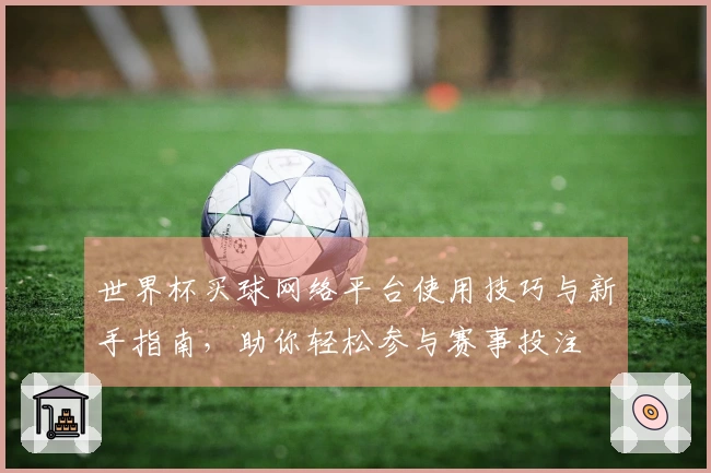 世界杯买球网络平台使用技巧与新手指南，助你轻松参与赛事投注